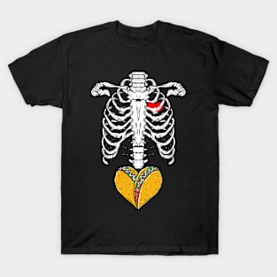 Halloween Skeleton Taco T-Shirt